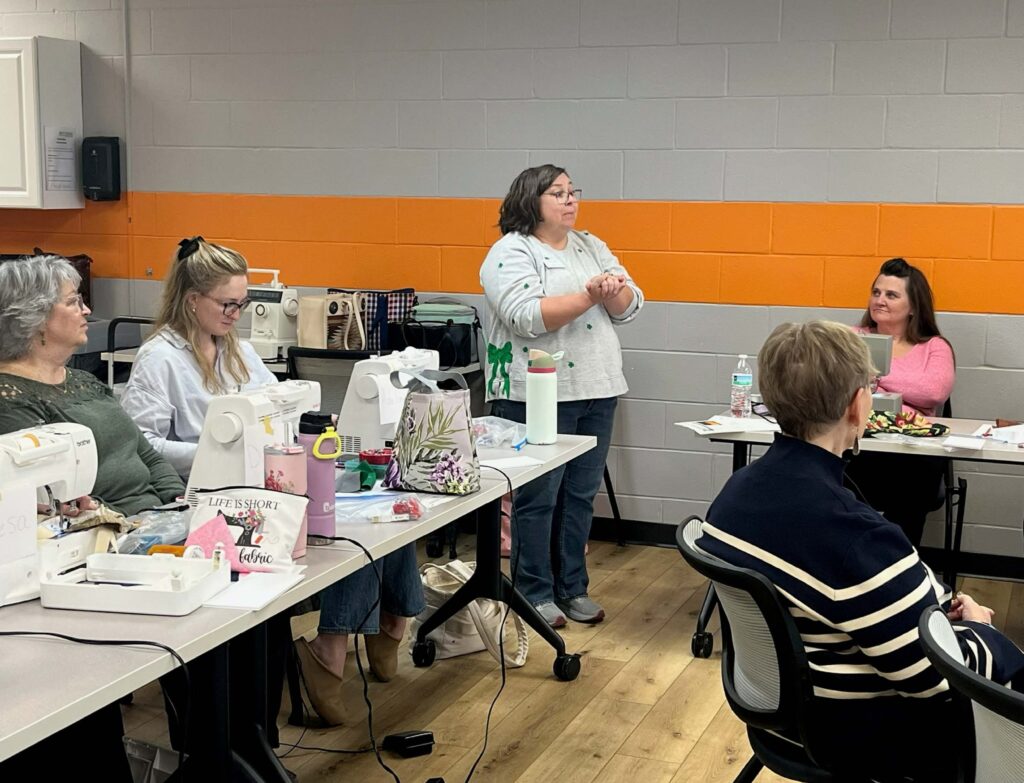 Sewing class